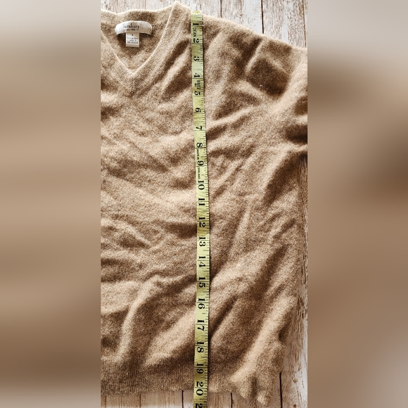 Turnbury 100% cashmere sweater womens Large tan - Picture 5 of 5